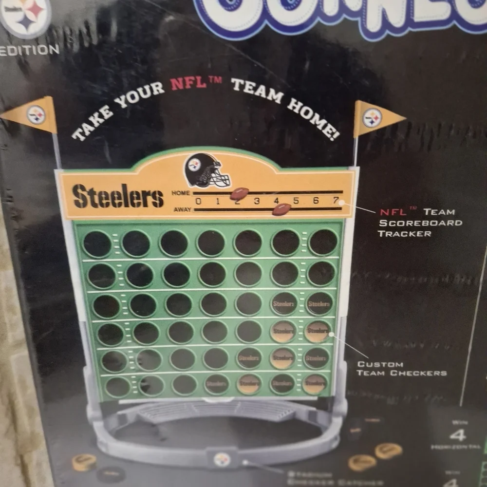 NFL Connect 4 Pittsburgh Steelers Family Game